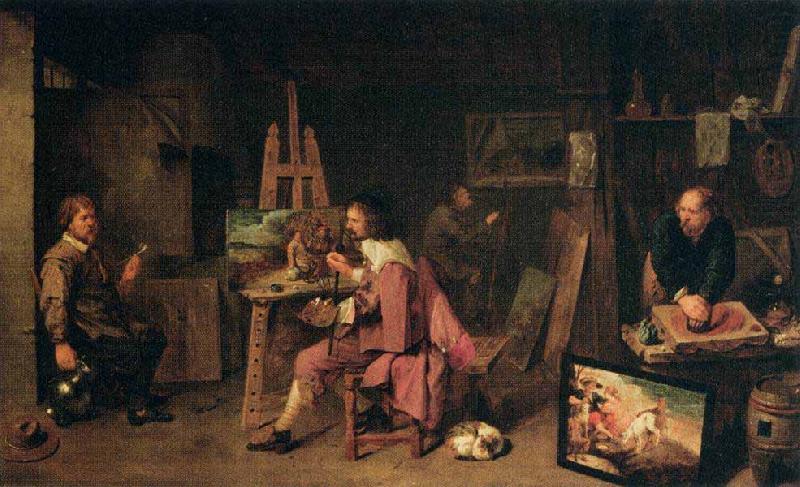 David Rijckaert Painters Studio china oil painting image